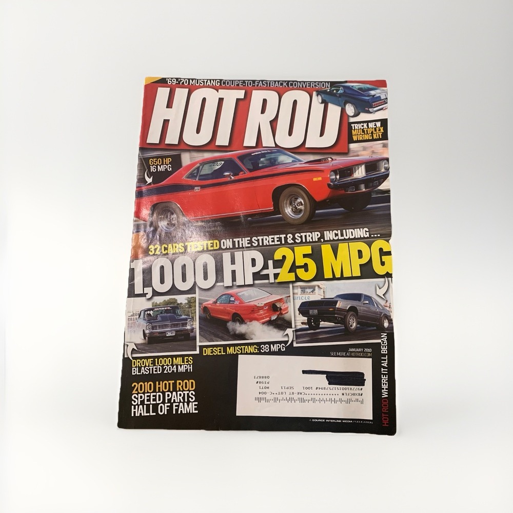 Hot Rod Magazine January 2010 1969-1970 Mustang Coupe To Fastback Conversion